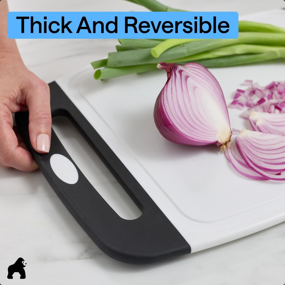 Gorilla Grip Reversible Cutting Board Set | 3-Piece
