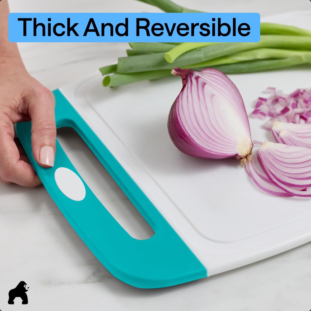 Gorilla Grip Reversible Cutting Board Set | 3-Piece