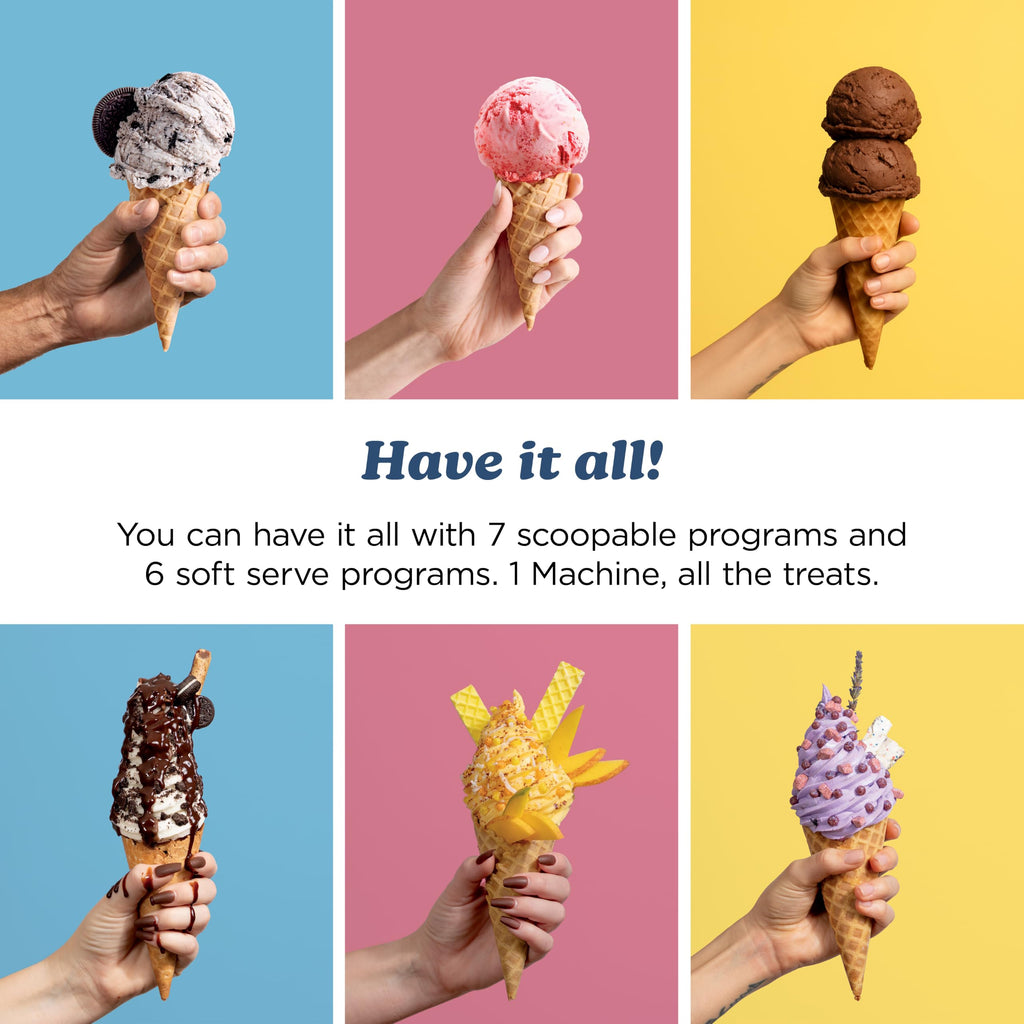 Ninja CREAMi Scoop & Swirl 13-in-1 Ice Cream Maker | NC701