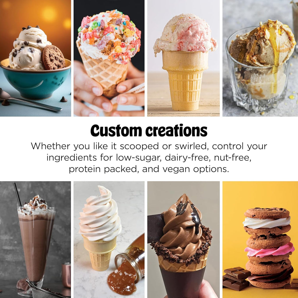 Ninja CREAMi Scoop & Swirl 13-in-1 Ice Cream Maker | NC701