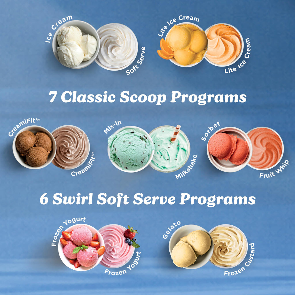 Ninja CREAMi Scoop & Swirl 13-in-1 Ice Cream Maker | NC701